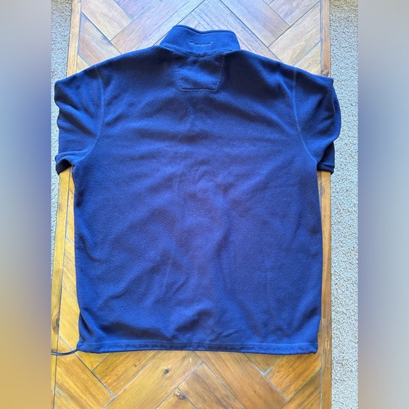 Eddie Bauer Quarterzip Navy Blue Men’s Large - Picture 2 of 5